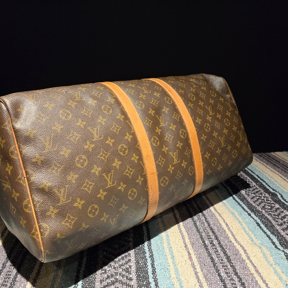 LOUIS VUITTON KEEPALL 50 TRAVEL HANDBAG PURSE MONOGRAM M41426 MB8909 15992 - Picture 2 of 15